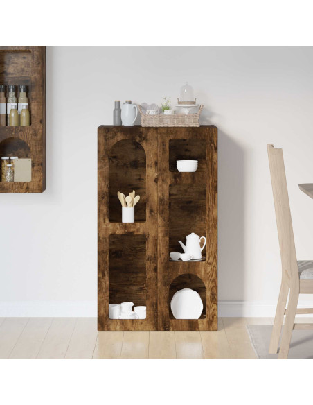 Credenza Rovere fumé 59 x 35 x 100,5 cm Legno multistrato