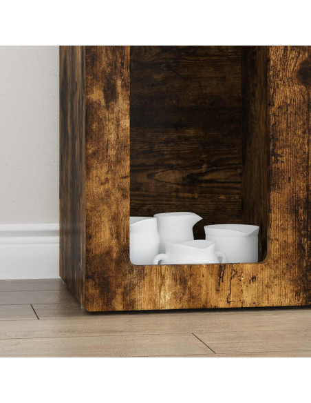 Credenza Rovere fumé 59 x 35 x 100,5 cm Legno multistrato