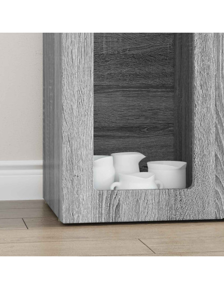 Credenza Grigio Sonoma 59 x 35 x 100,5 cm Legno multistrato