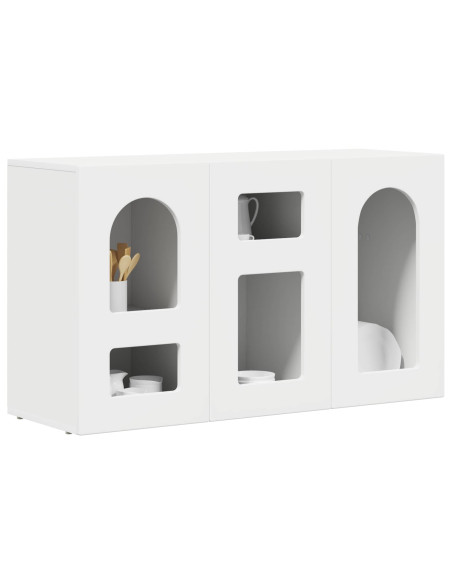 Credenza Bianco 100 x 35 x 59 cm Legno multistrato