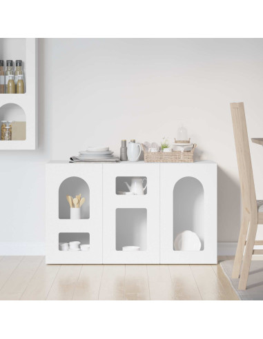 Credenza Bianco 100 x 35 x 59 cm Legno multistrato