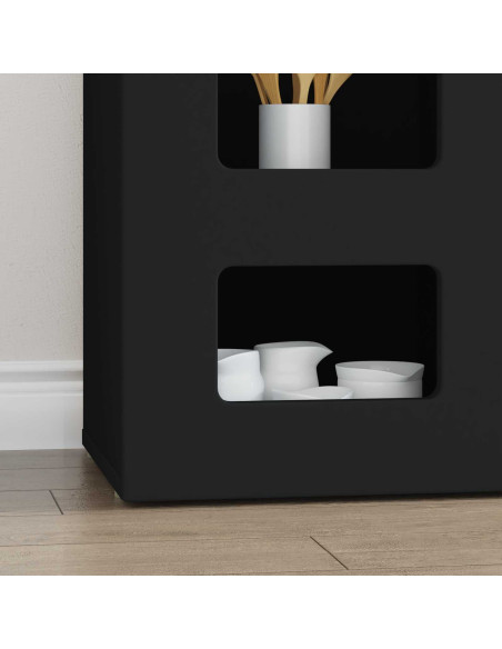 Credenza Nero 100 x 35 x 59 cm Legno multistrato