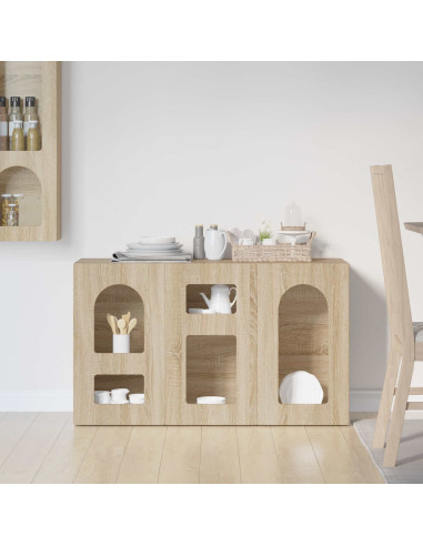 Credenza Rovere Sonoma 100 x 35 x 59 cm Legno multistrato