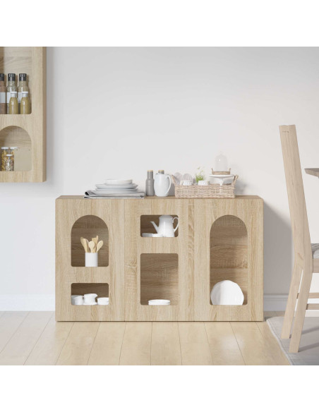 Credenza Rovere Sonoma 100 x 35 x 59 cm Legno multistrato
