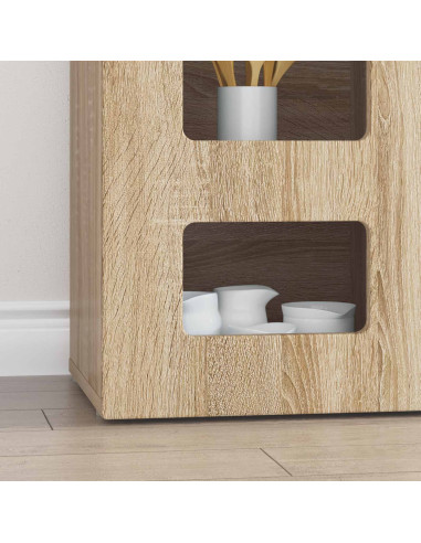 Credenza Rovere Sonoma 100 x 35 x 59 cm Legno multistrato