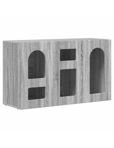 Credenza Grigio Sonoma 100 x 35 x 59 cm Legno multistrato