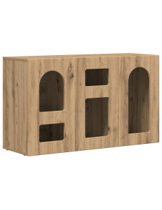 Credenza Rovere artigianale 100 x 35 x 59 cm Legno multistrato 2