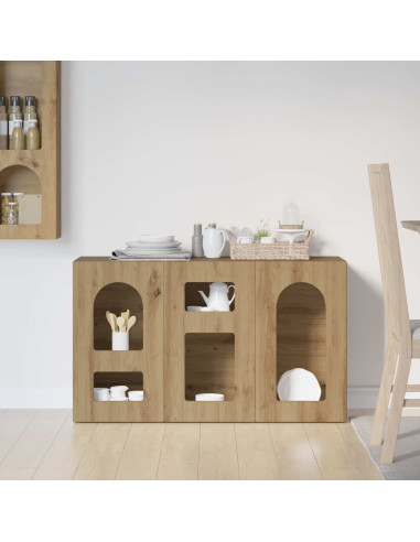 Credenza Rovere artigianale 100 x 35 x 59 cm Legno multistrato