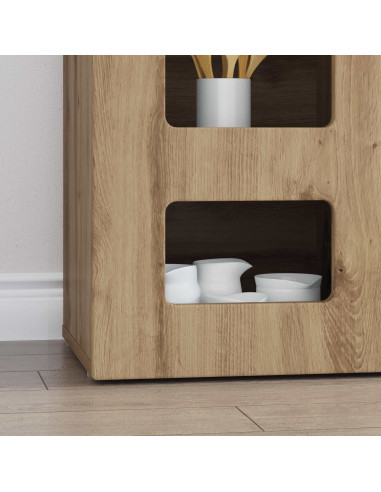 Credenza Rovere artigianale 100 x 35 x 59 cm Legno multistrato