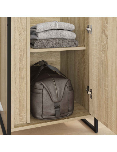 Armadio 2 pcs Sonoma 50 x 50 x 200 cm Legno multistrato