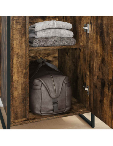 Armadio 2 pcs Quercia Fumosa 50 x 50 x 200 cm Legno multistrato
