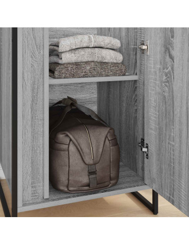 Armadio 2 pcs Grigio Sonoma 50 x 50 x 200 cm Legno multistrato