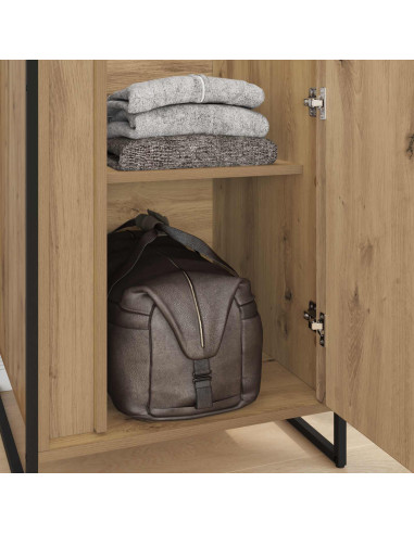 Armadio con porta 2 pcs Rovere Artigianale 50 x 50 x 200 cm