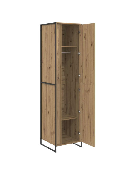 Armadio con porta 2 pcs Rovere Artigianale 50 x 50 x 200 cm