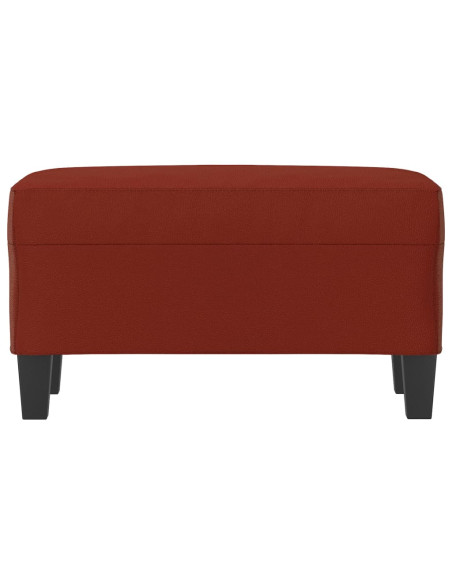 Panca Rosso Vino 70x35x41 cm in Similpelle