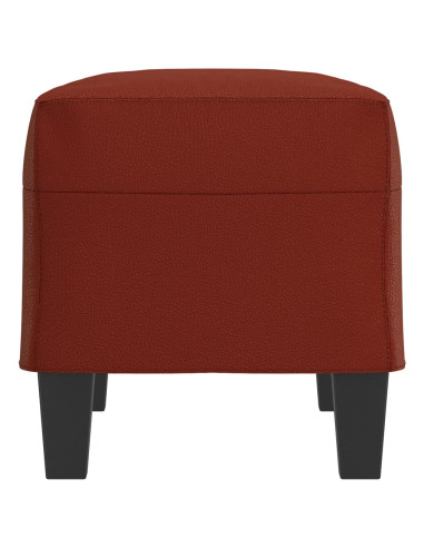 Panca Rosso Vino 70x35x41 cm in Similpelle