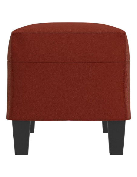 Panca Rosso Vino 70x35x41 cm in Similpelle