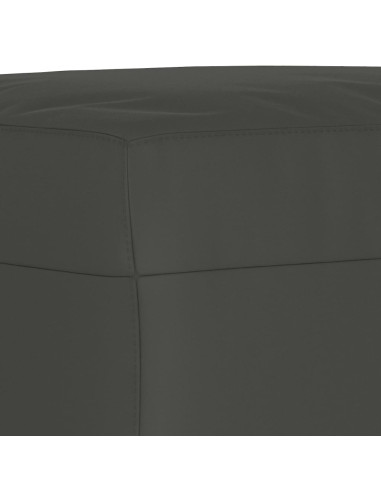 Panca grigio scuro 100x35x41 cm in Microfibra