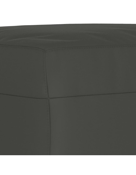 Panca grigio scuro 100x35x41 cm in Microfibra