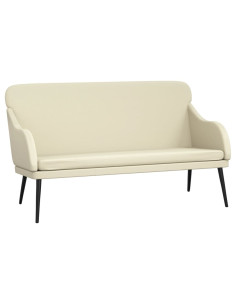 Panca Crema 110x76x80 cm in Similpelle 2