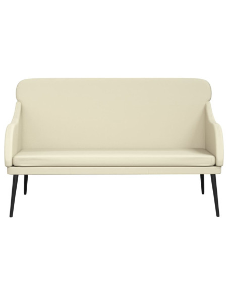 Panca Crema 110x76x80 cm in Similpelle