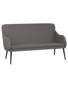 Panca Grigia 110x76x80 cm in Similpelle 2