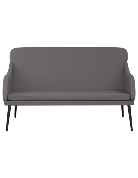 Panca Grigia 110x76x80 cm in Similpelle