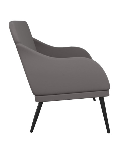 Panca Grigia 110x76x80 cm in Similpelle