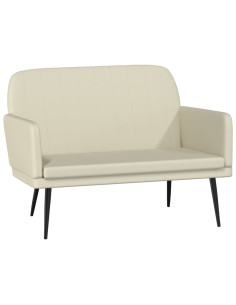 Panca Crema 107x80x81 cm in Similpelle 2