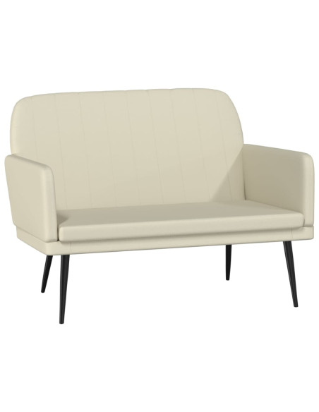 Panca Crema 107x80x81 cm in Similpelle