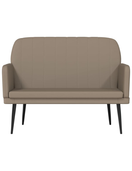 Panca Cappuccino 107x80x81 cm in Similpelle