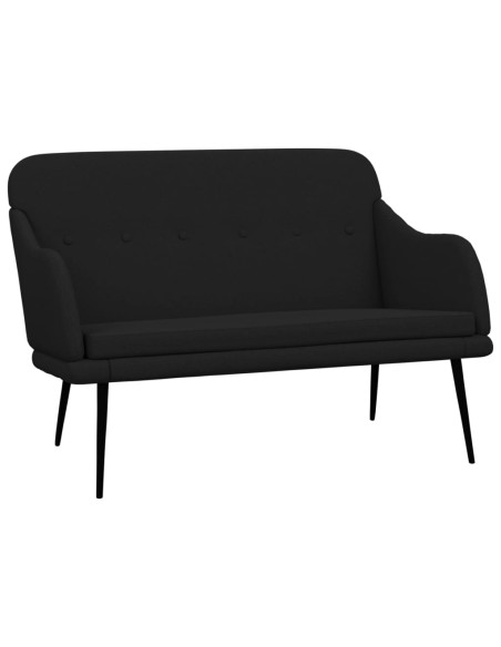 Panca Nera 110x76x80 cm in Tessuto