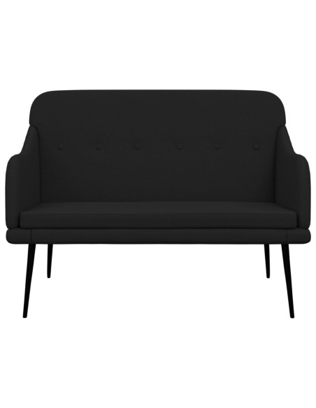 Panca Nera 110x76x80 cm in Tessuto
