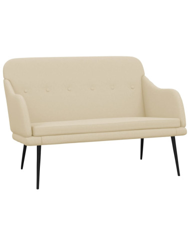 Panca Crema 110x76x80 cm in Tessuto