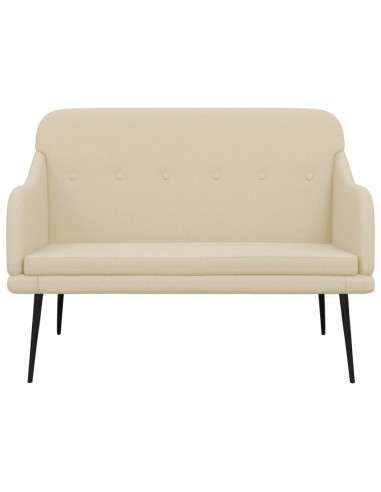 Panca Crema 110x76x80 cm in Tessuto
