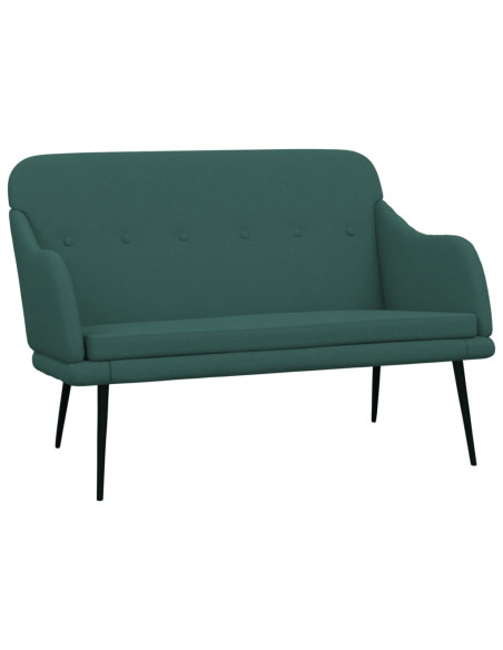 Panca Verde Scuro 110x76x80 cm in Tessuto