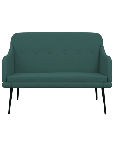 Panca Verde Scuro 110x76x80 cm in Tessuto