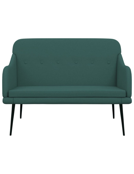 Panca Verde Scuro 110x76x80 cm in Tessuto