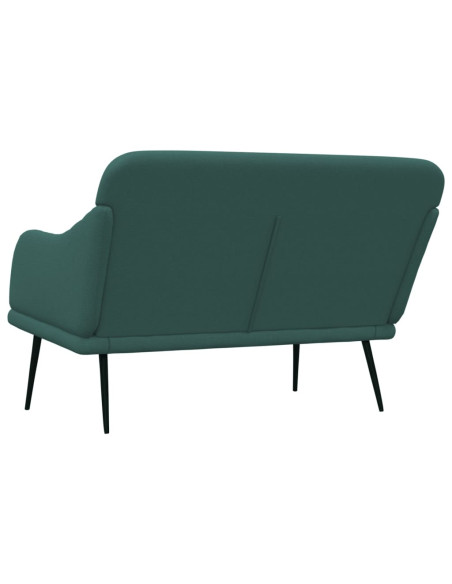 Panca Verde Scuro 110x76x80 cm in Tessuto