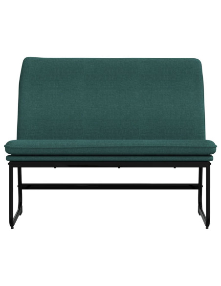 Panca Verde Scuro 100x75x76 cm in Tessuto