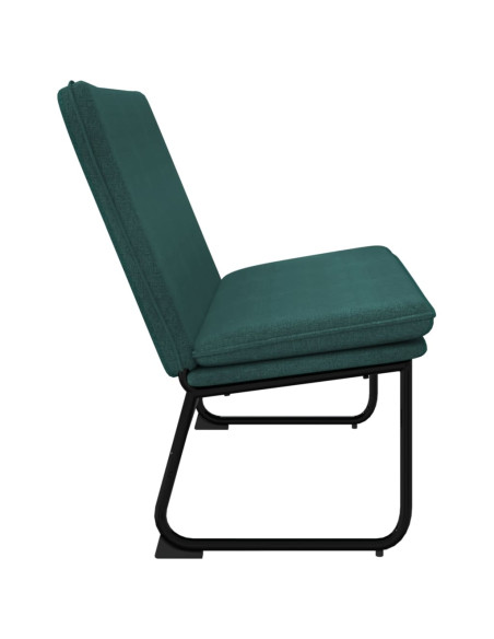 Panca Verde Scuro 100x75x76 cm in Tessuto