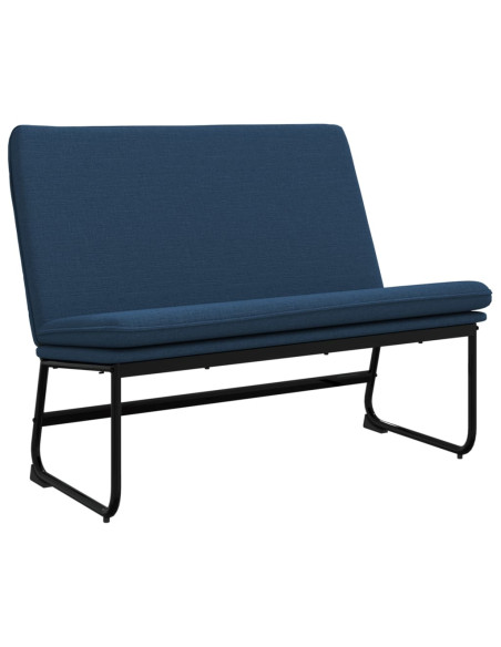 Panca Blu 100x75x76 cm in Tessuto