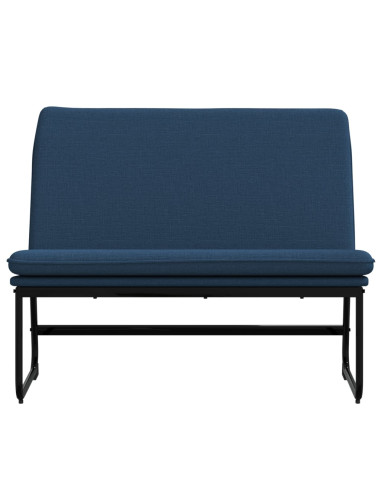 Panca Blu 100x75x76 cm in Tessuto