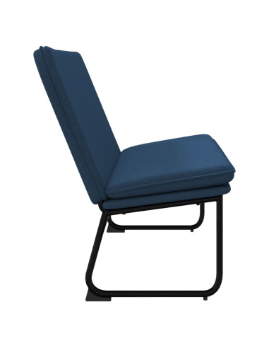 Panca Blu 100x75x76 cm in Tessuto