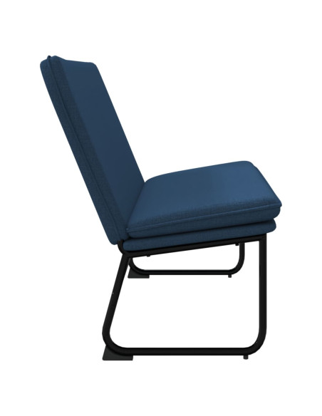 Panca Blu 100x75x76 cm in Tessuto