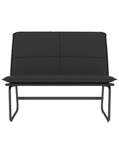 Panca Nera 100x75x76 cm in Similpelle