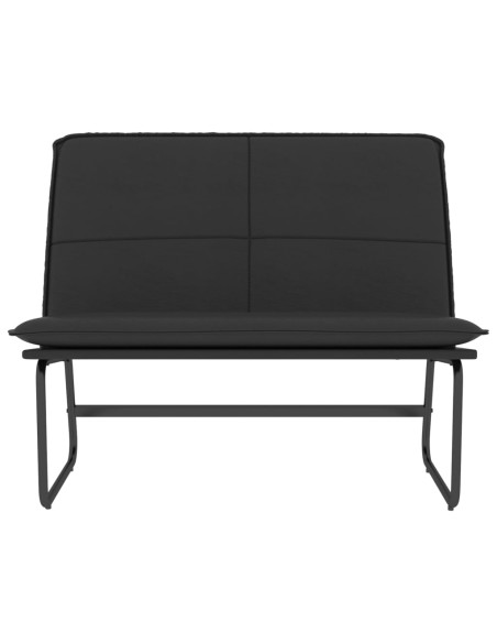 Panca Nera 100x75x76 cm in Similpelle