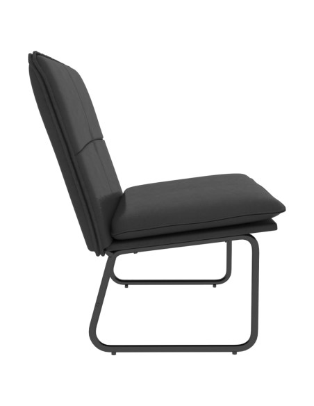 Panca Nera 100x75x76 cm in Similpelle