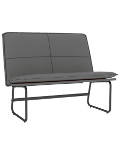Panca Grigia 100x75x76 cm in Similpelle 2