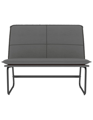 Panca Grigia 100x75x76 cm in Similpelle